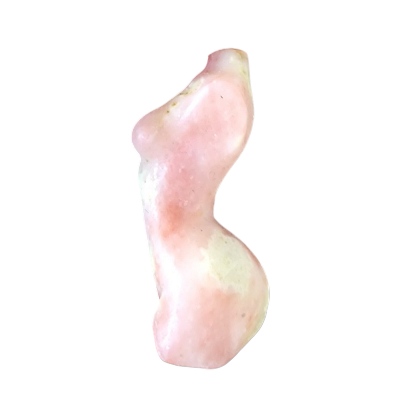 Peach Blossom Tourmaline Woman Torso