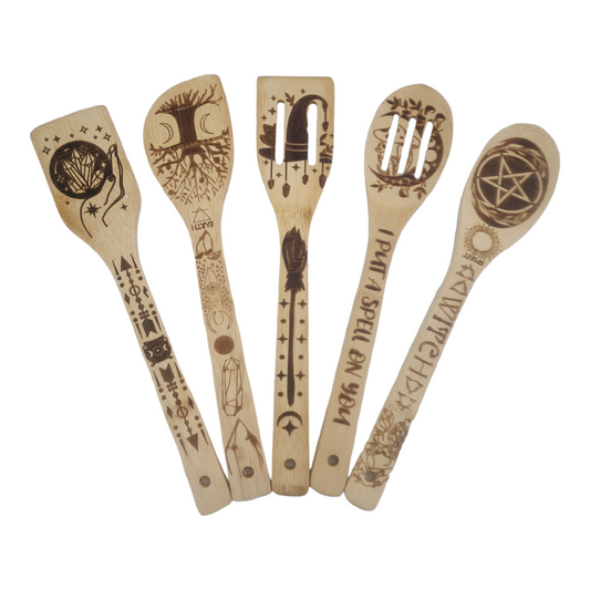 Kitchen Witch Decorative Wooden Utensils