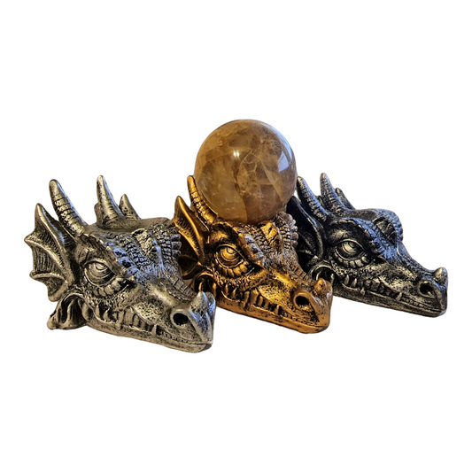 Dragon Head Sphere Stand Holders