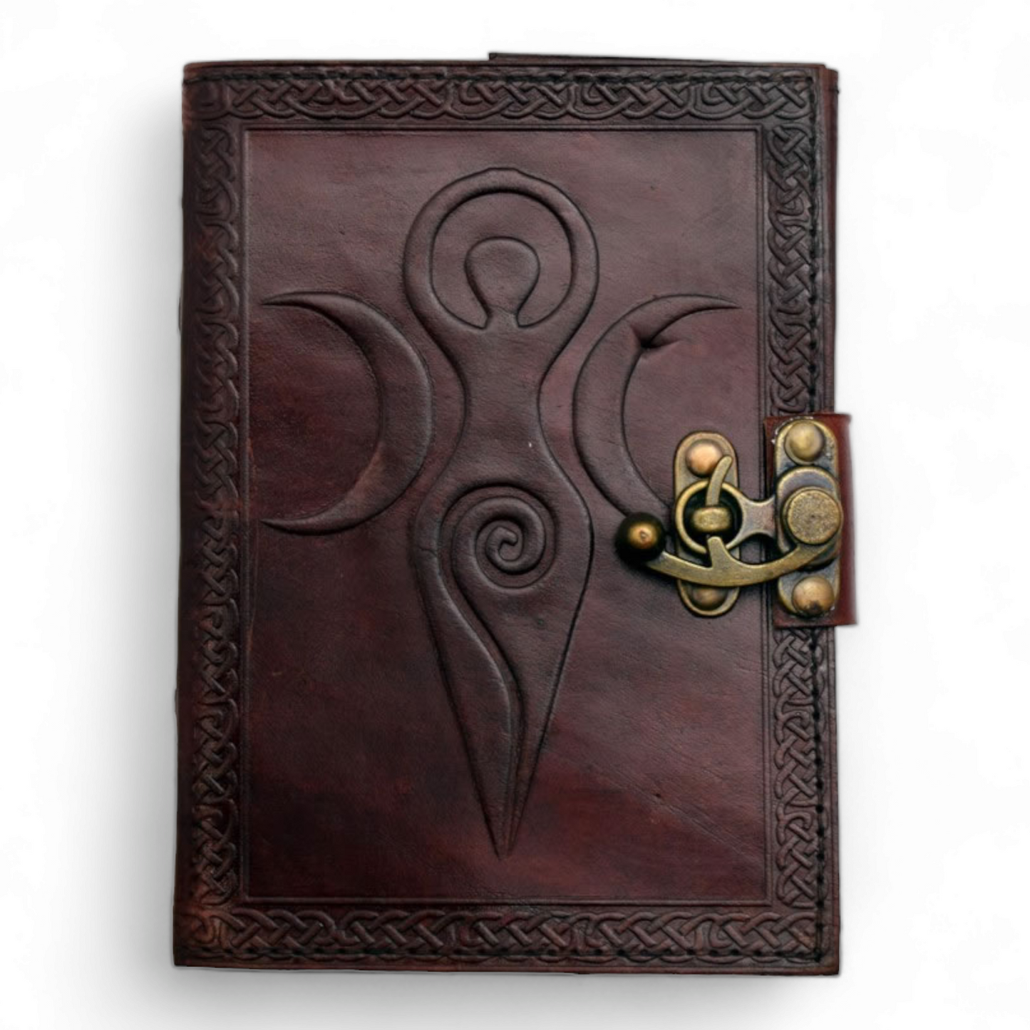 Maiden Mother Moon Leather Journal