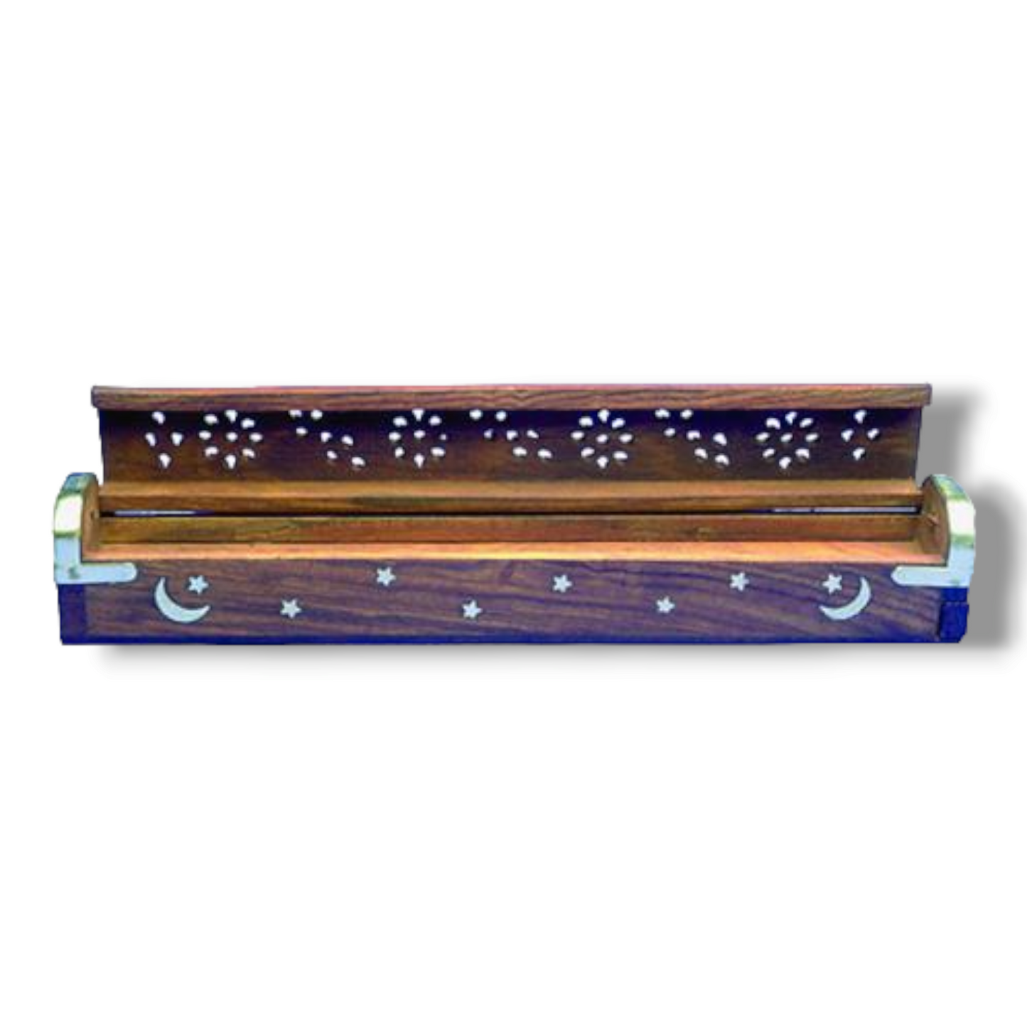 Celestial Moon & Sun Coffin Incense Ash Catcher & Cone Burner