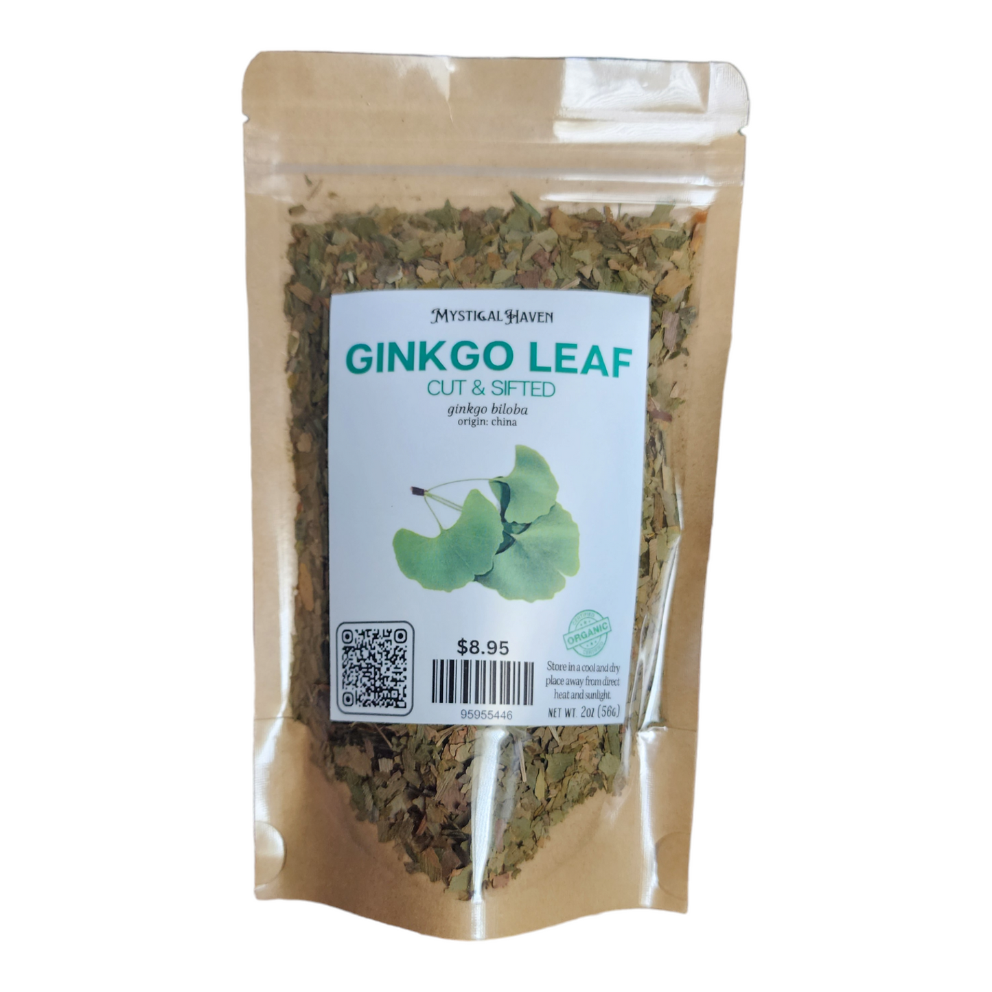 Ginkgo Leaf (c/s), Organic