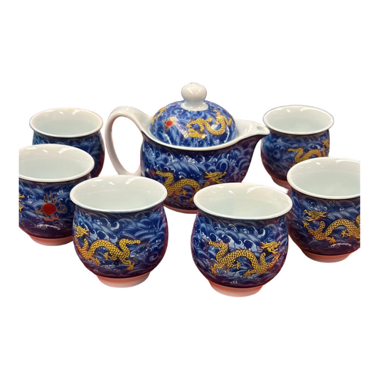 Chinese Dragon Porcelain Tea Set China Tea Set