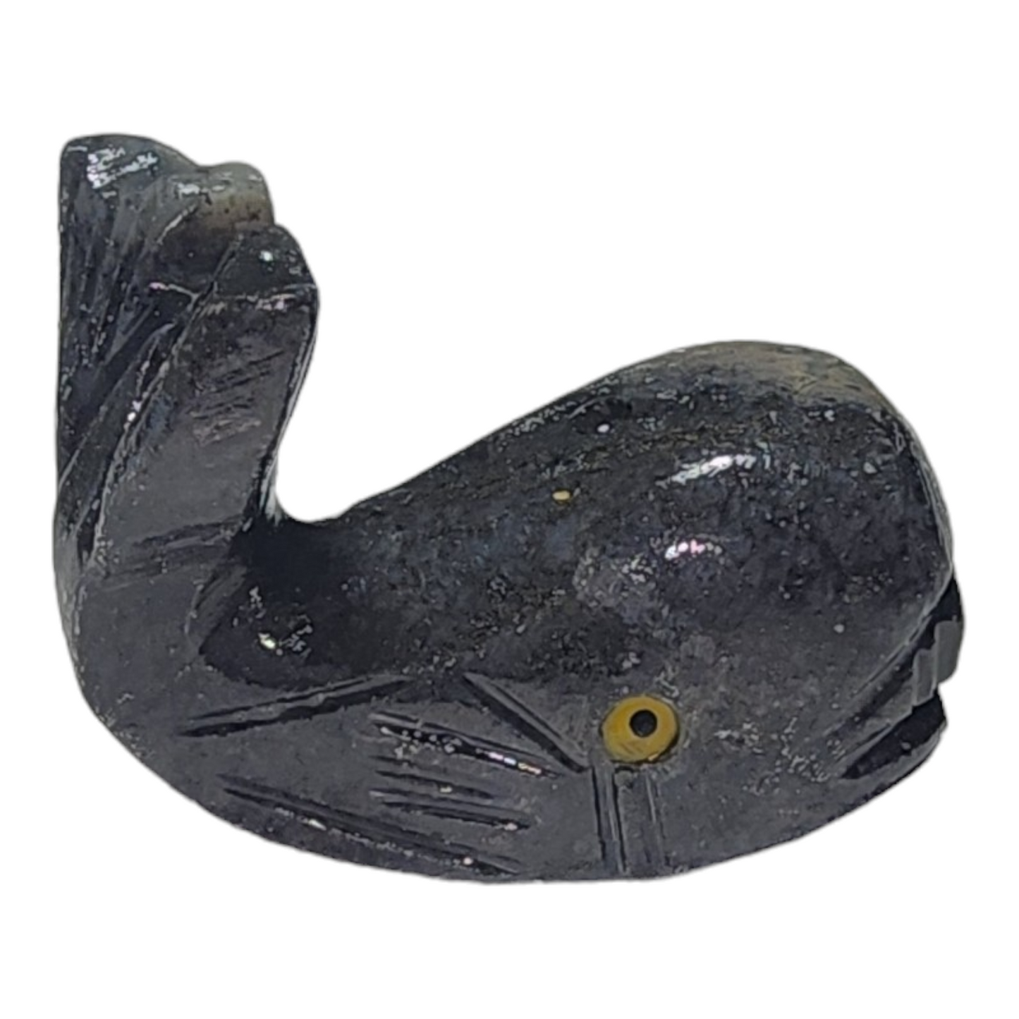 Hand Carved Peruvian Soapstone Whales