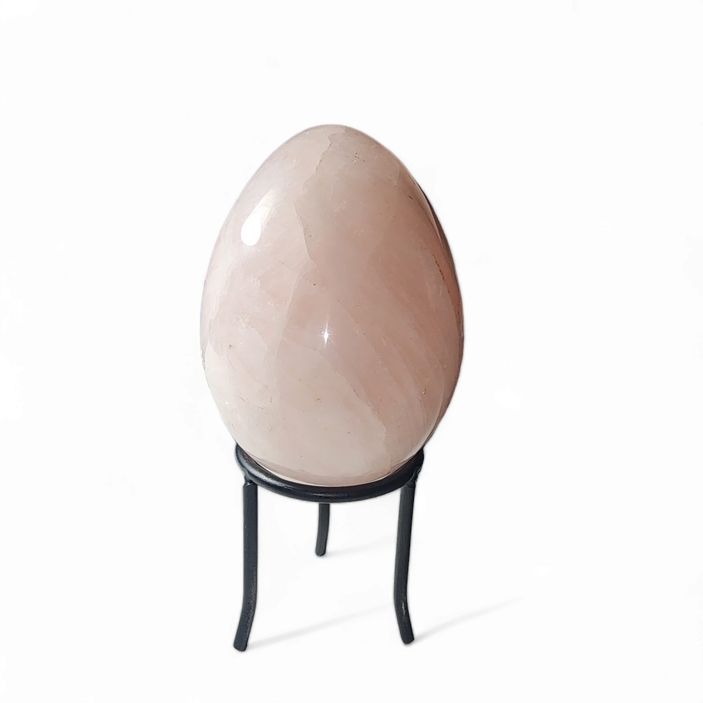 Rose Quartz Egg w/ Stand