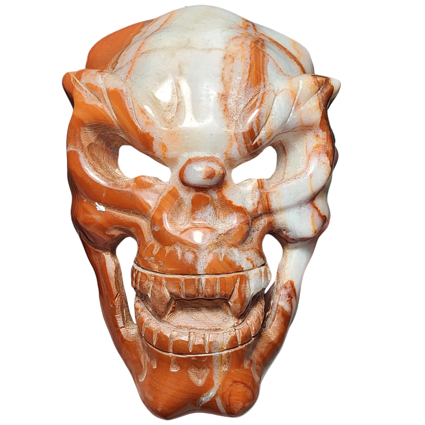 Crystal Red Jasper Vampire Mask I