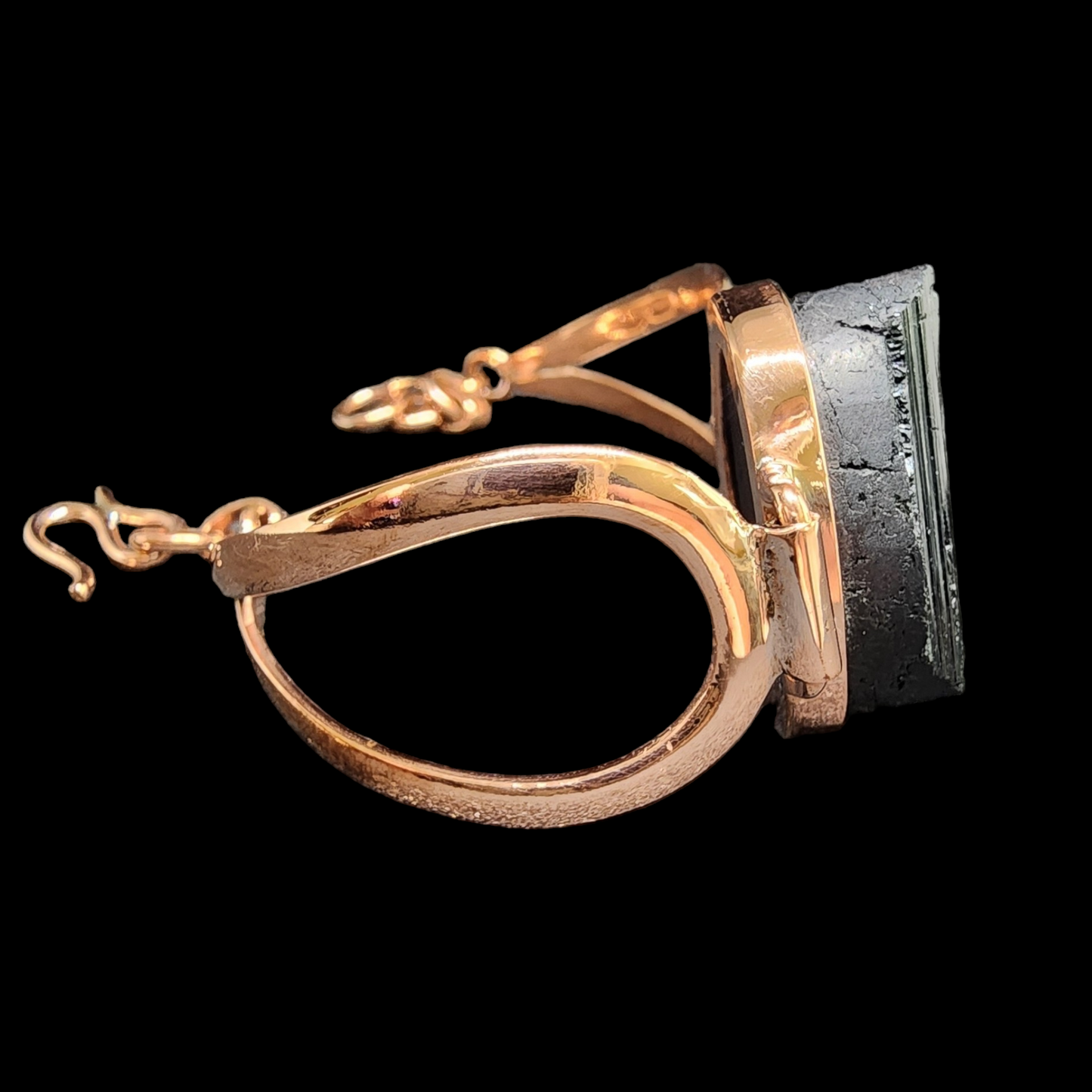 Tourmaline Adjustable Copper Bracelet