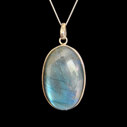 Labradorite Sterling Silver Necklace