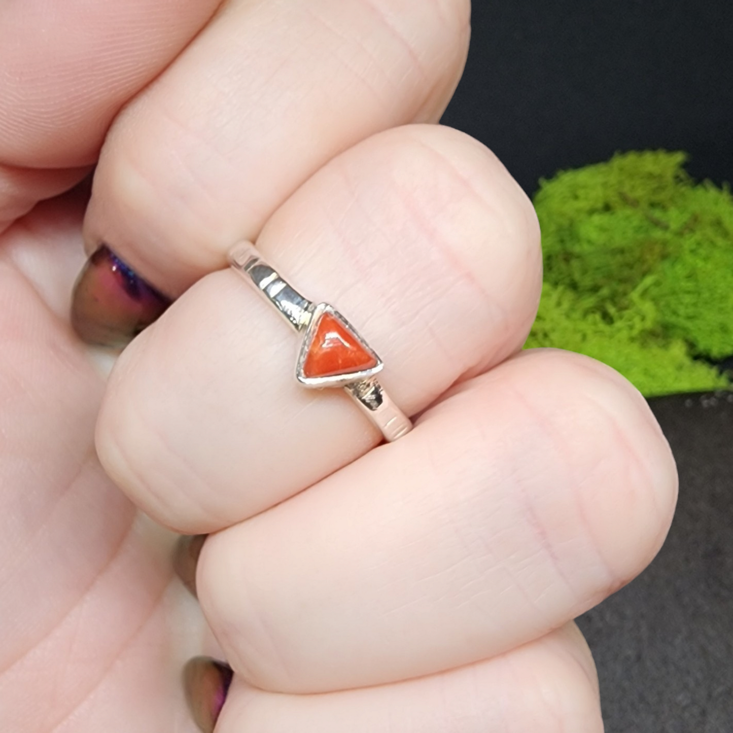 Coral Sterling Silver Rings