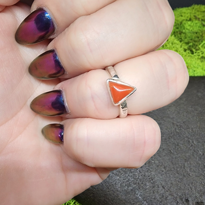 Coral Sterling Silver Rings