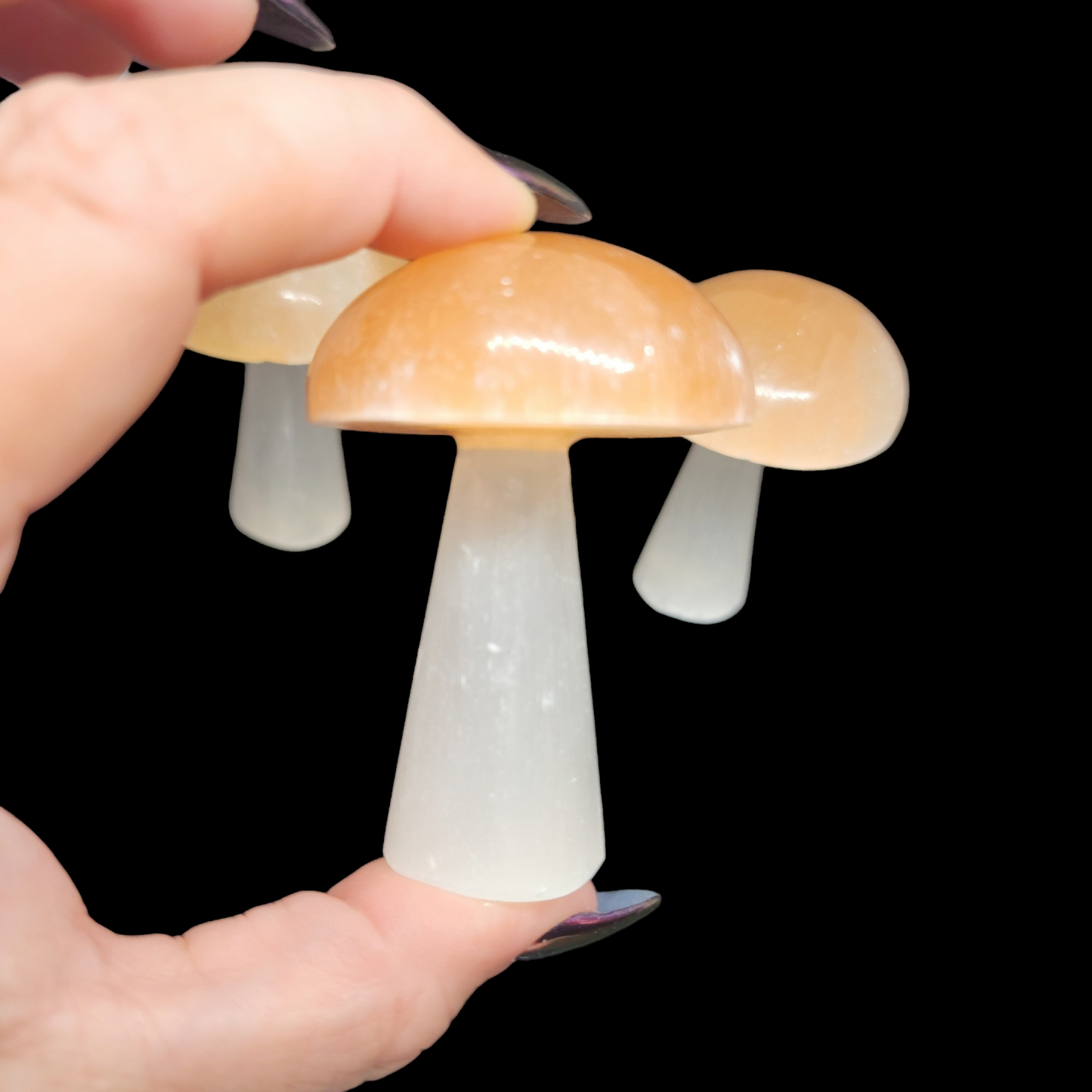 Natural Selenite Crystal Mushroom