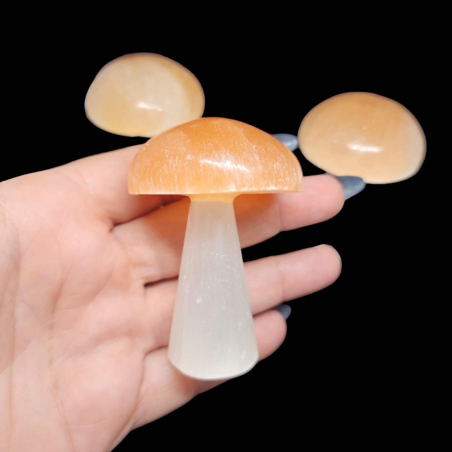 Natural Selenite Crystal Mushroom