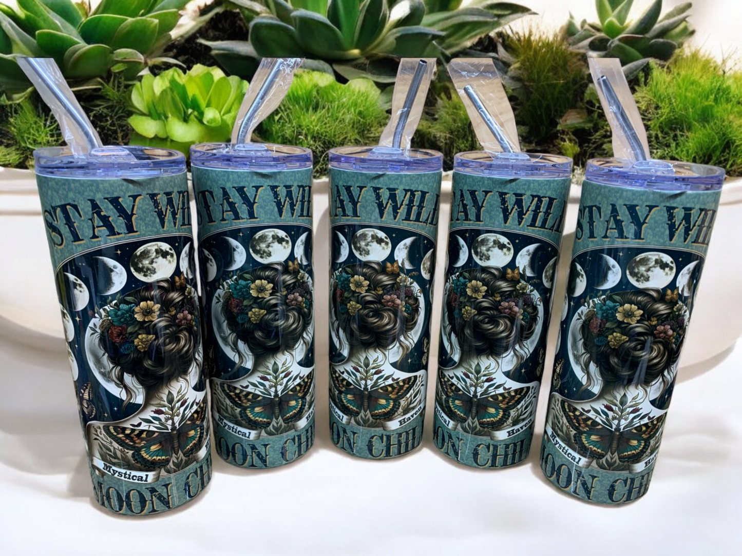 Stay Wild Moon Child Tumbler (20oz.)