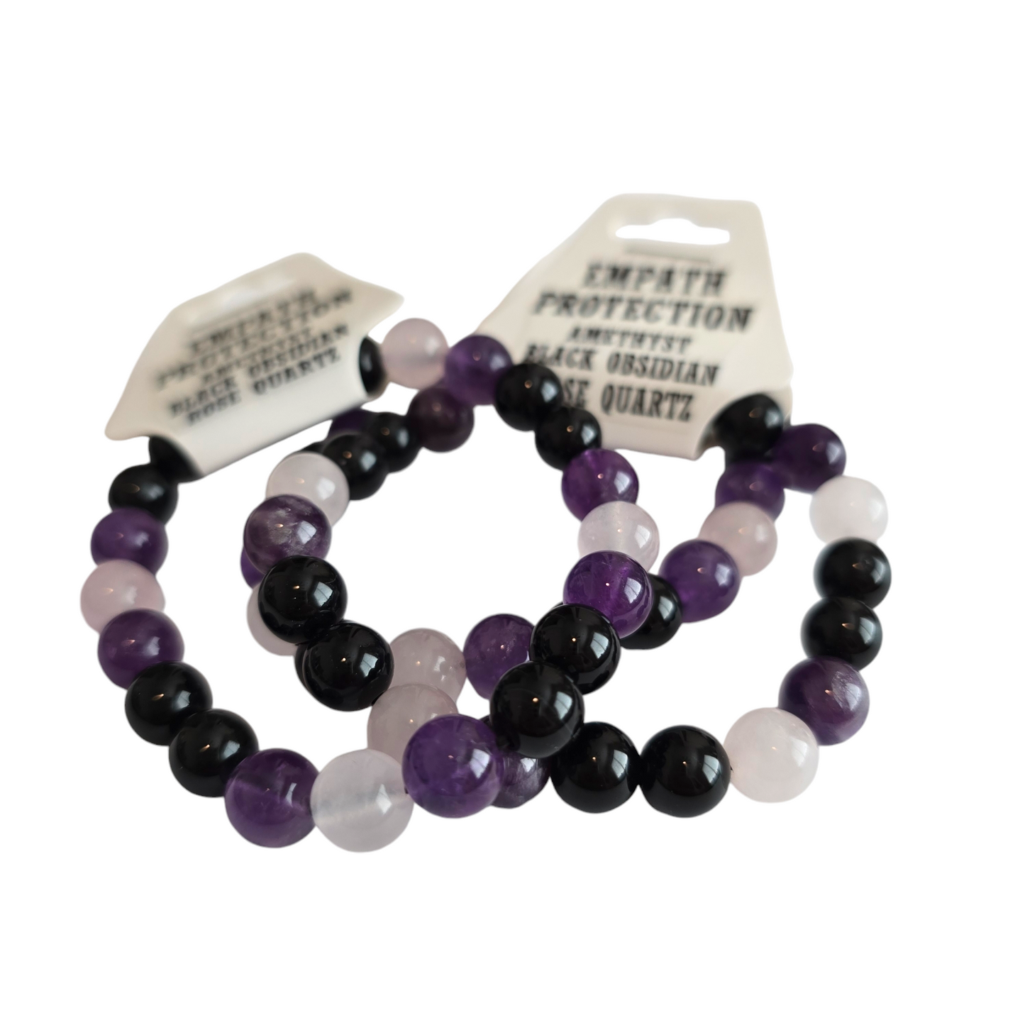 Empath Protection Bracelet | Natural Crystal Beaded Stone