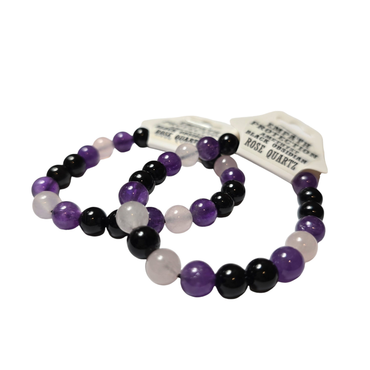 Empath Protection Bracelet | Natural Crystal Beaded Stone