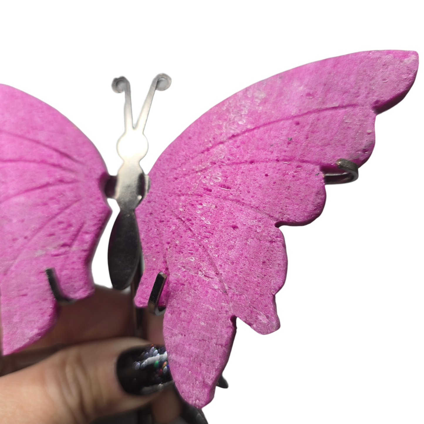 Enchanting Butterfly Wings with Stand | Natural Crystal Carved & Polished Stone