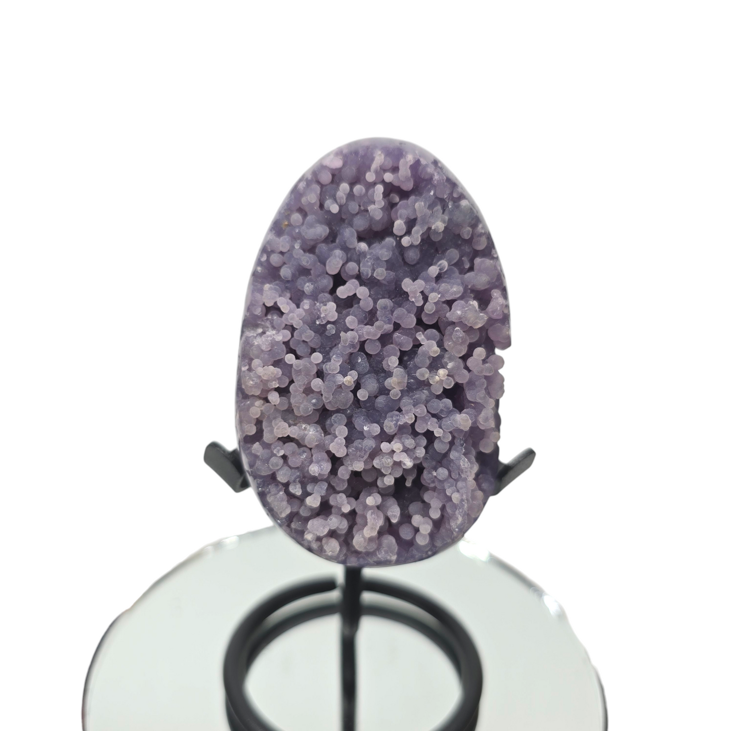 Rare Grape Agate Purple Egg | Natural Crystal Polished Stone | Celestial Guide | Unique Metaphysical Witchy Home Decor Gift