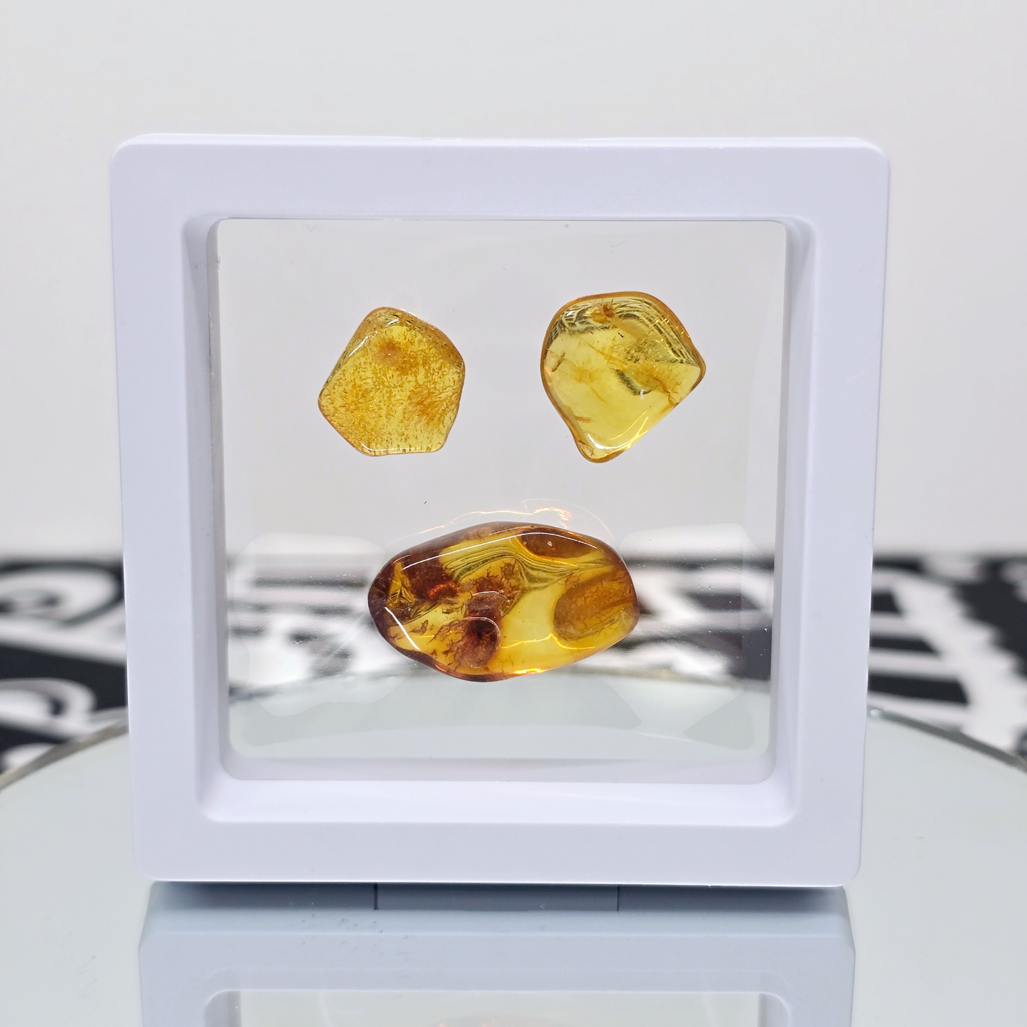 Amber Tumbled Tree Resin | Natural Fossilized and Polished Stone | Unique Metaphysical Witchy Gift