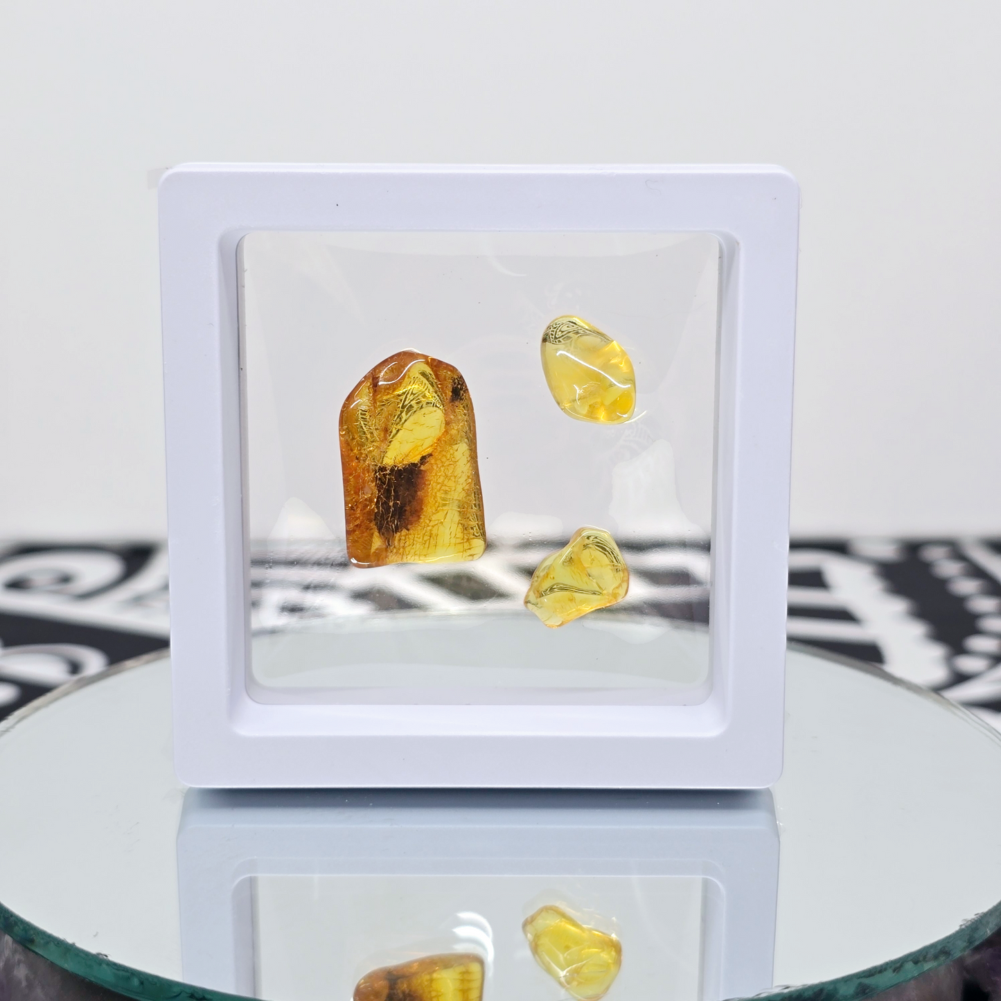 Amber Tumbled Tree Resin | Natural Fossilized and Polished Stone | Unique Metaphysical Witchy Gift