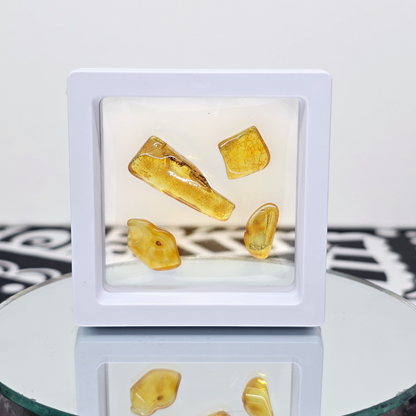 Amber Tumbled Tree Resin | Natural Fossilized and Polished Stone | Unique Metaphysical Witchy Gift