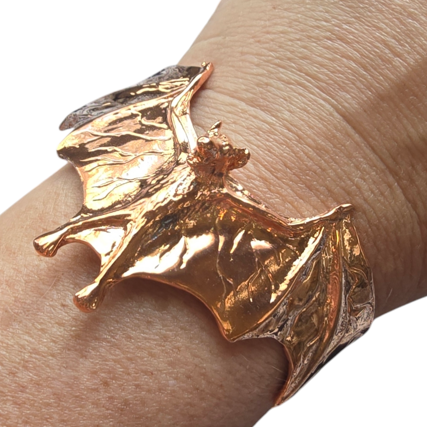 Beautiful Copper Bat Cuff Bracelet