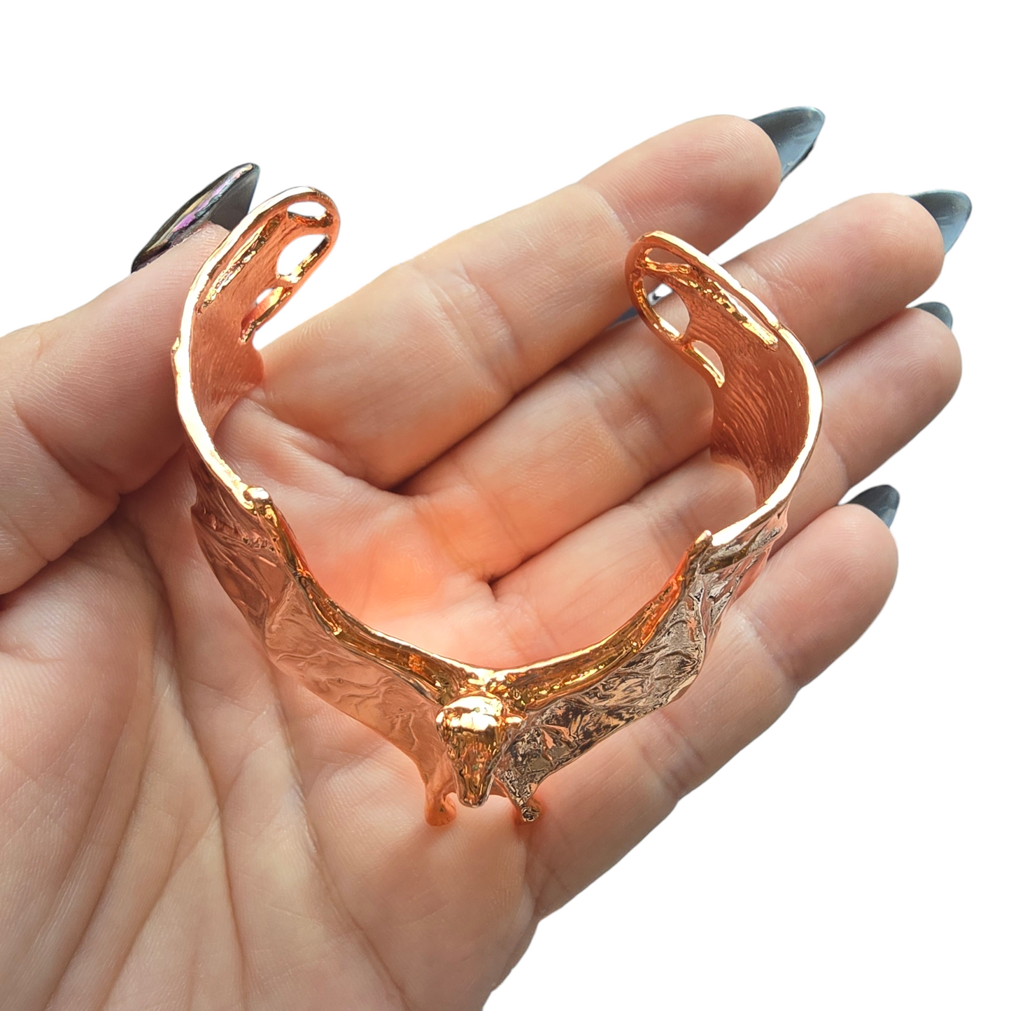 Beautiful Copper Bat Cuff Bracelet