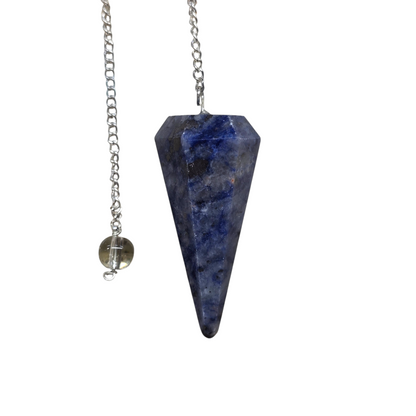 Crystal Faceted Cone Pendulums (Various Materials)