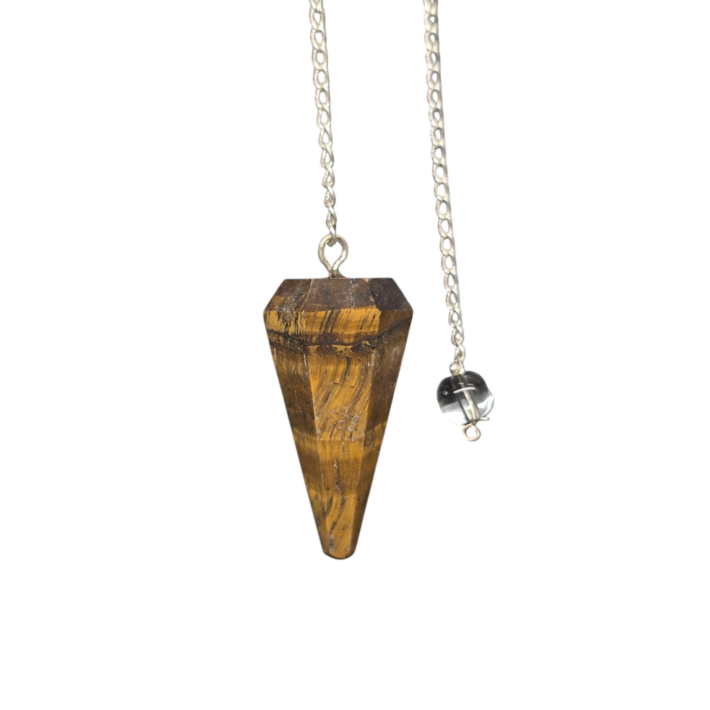 Crystal Faceted Cone Pendulums (Various Materials)