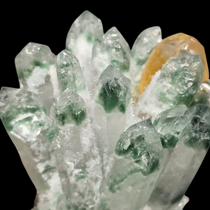 7.7oz Green Cactus Quartz Cluster Druzy | Natural Crystal & Stone Specimen | Unique Metaphysical Healing Witchy Gift