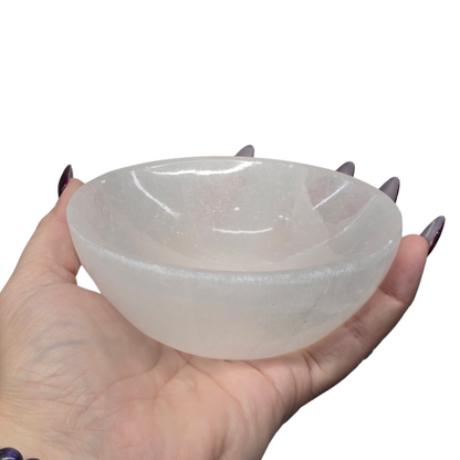 Selenite Crystal Offering | Charging | Trinket Bowl | Various Sizes