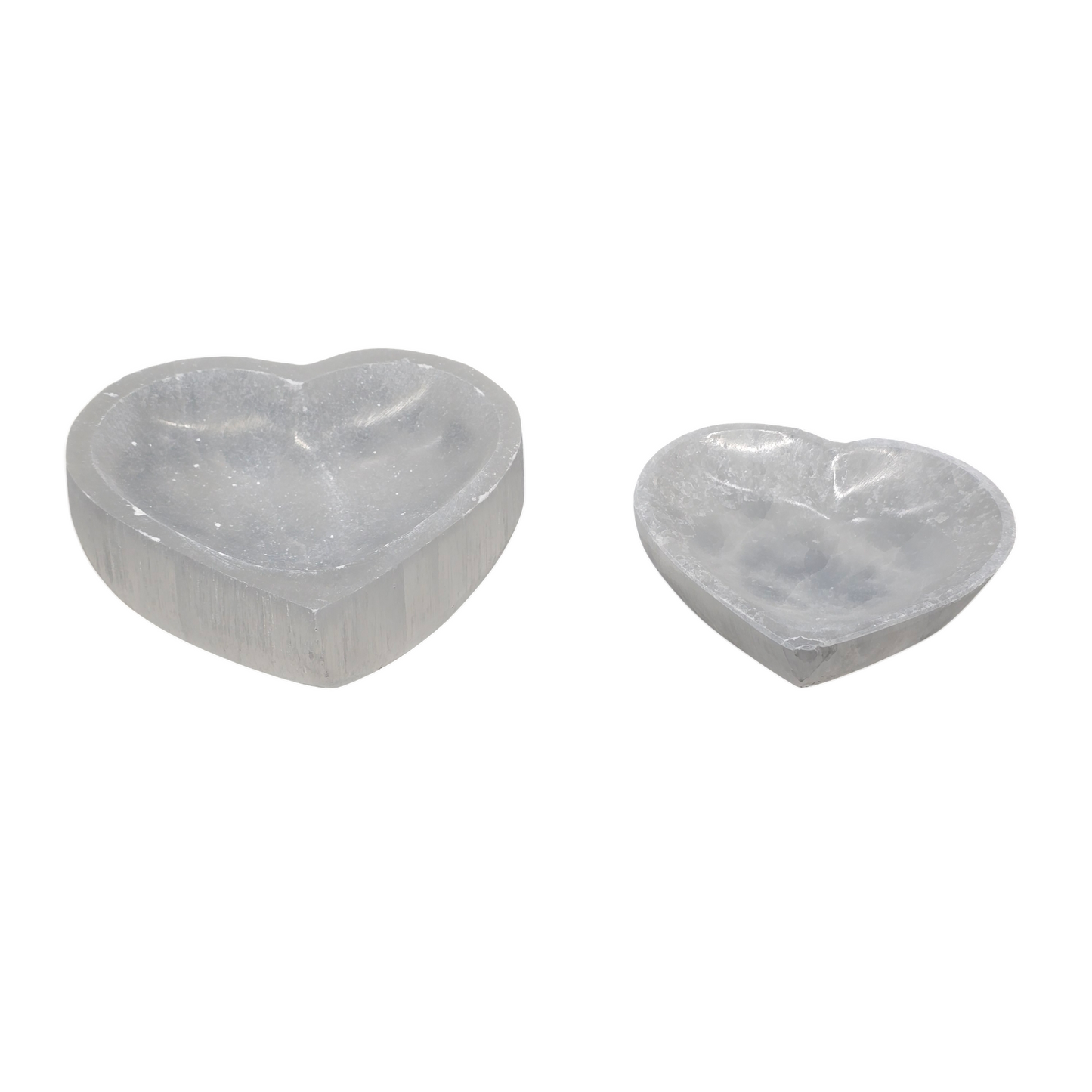 Selenite Heart Charging Offering Bowl | Various Sizes