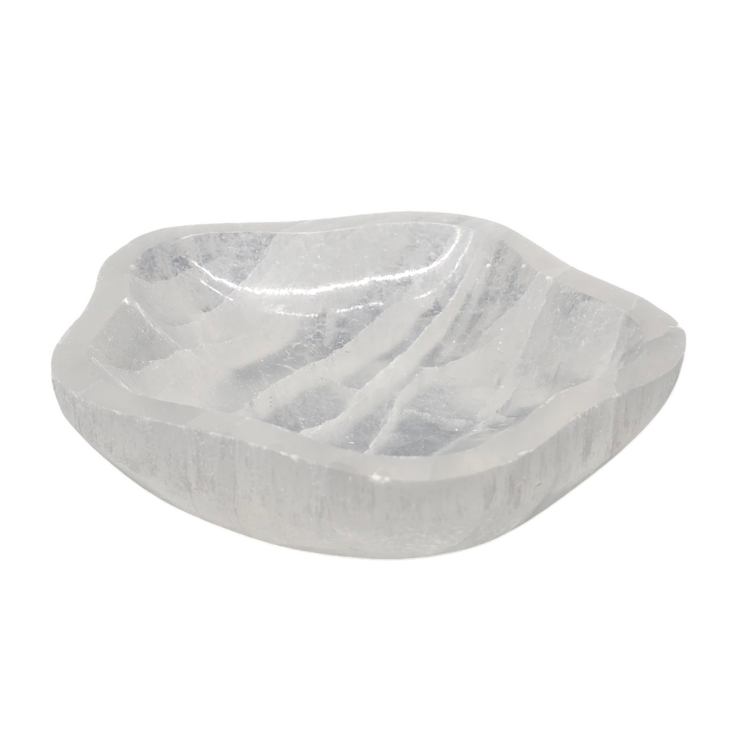 4.25" Selenite Flowor Crystal Offering | Charging | Trinket Bowl