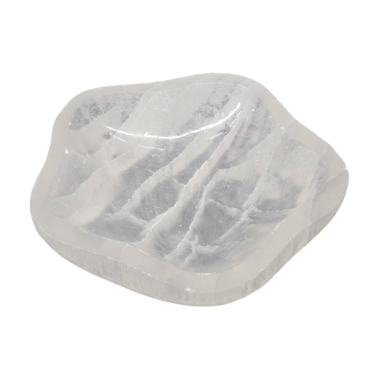 4.25" Selenite Flowor Crystal Offering | Charging | Trinket Bowl