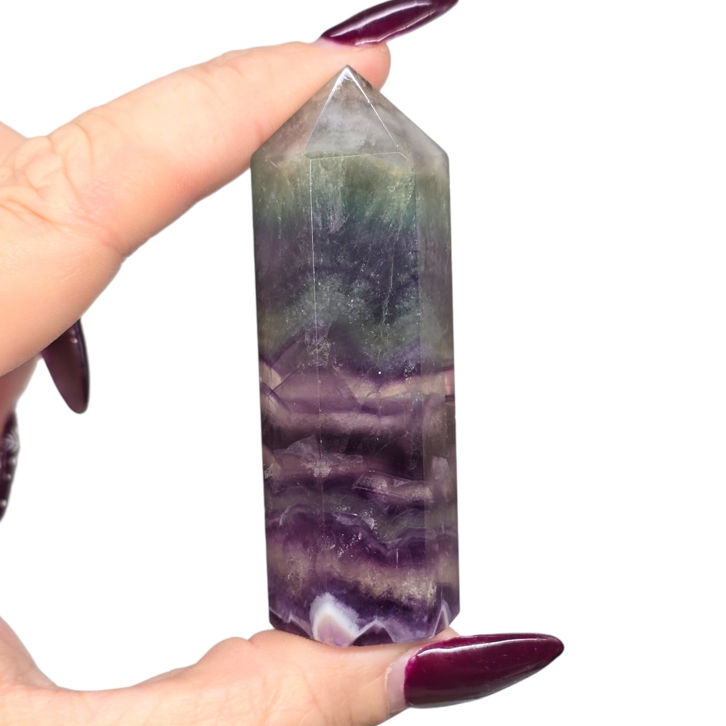 Rainbow Fluorite Points