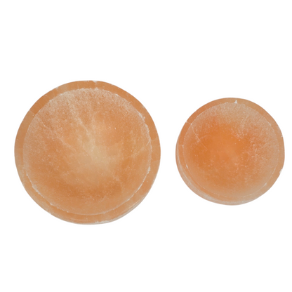 Peach Selenite Crystal Offering | Charging | Trinket Bowl | Various Sizes