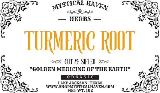 Turmeric Root – Cut & Sifted, Organic (1oz)