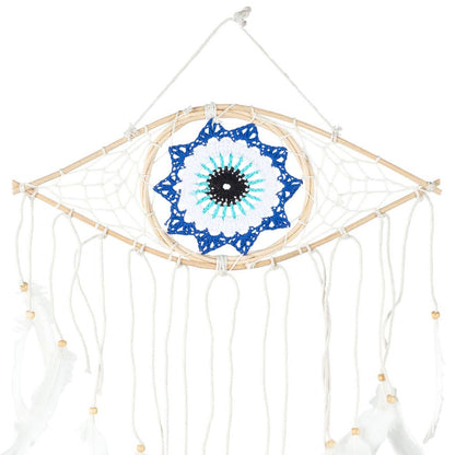 MACRAME EVIL EYE DREAMCATCHER