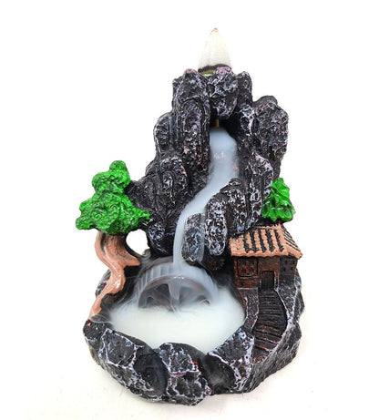 Mountain Waterfall Design #1 Backflow Cone Incense Burner