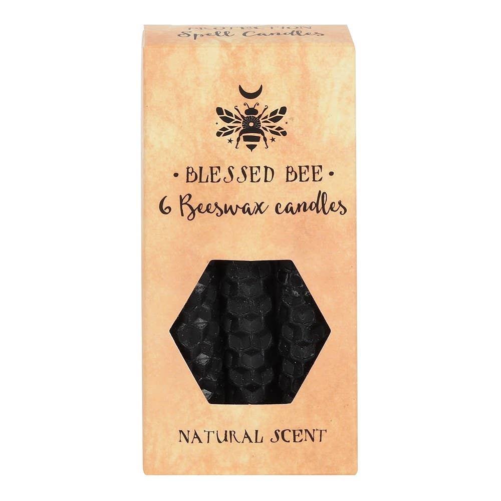 Black Beeswax Magic Spell Candles