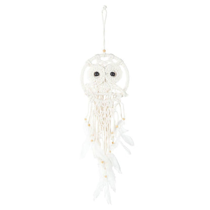 MACRAME OWL DREAMCATCHER