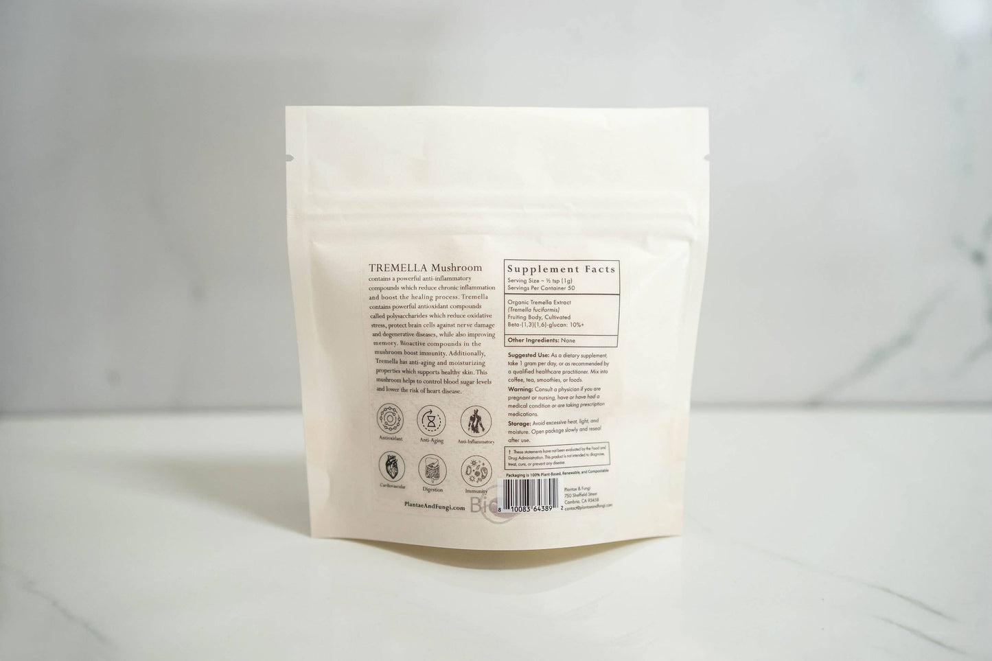 Tremella Mushroom Powder