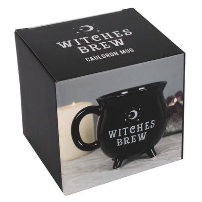 Witches Brew Gothic Halloween Cauldron Mug