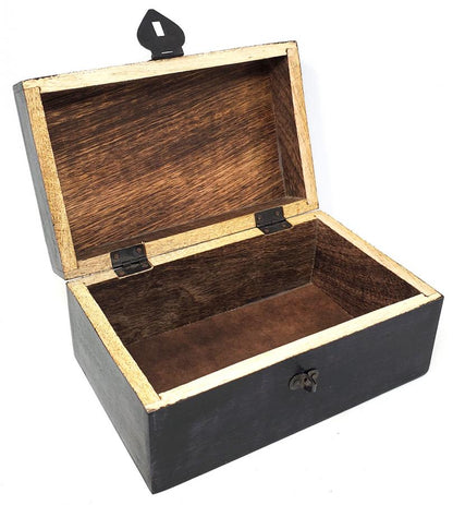 Thor's Hammer Carved Wood Box 5"x8"