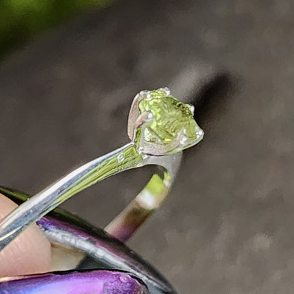 Peridot Sterling Silver s925 Rings