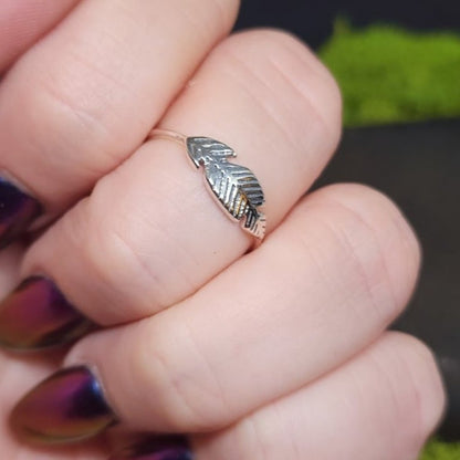 Feather Sterling Silver s925 Rings