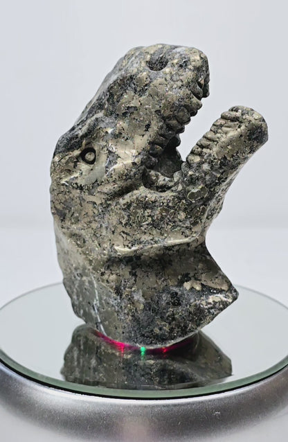 Pyrite T-Rex Dinosaur Head | Fool's Gold