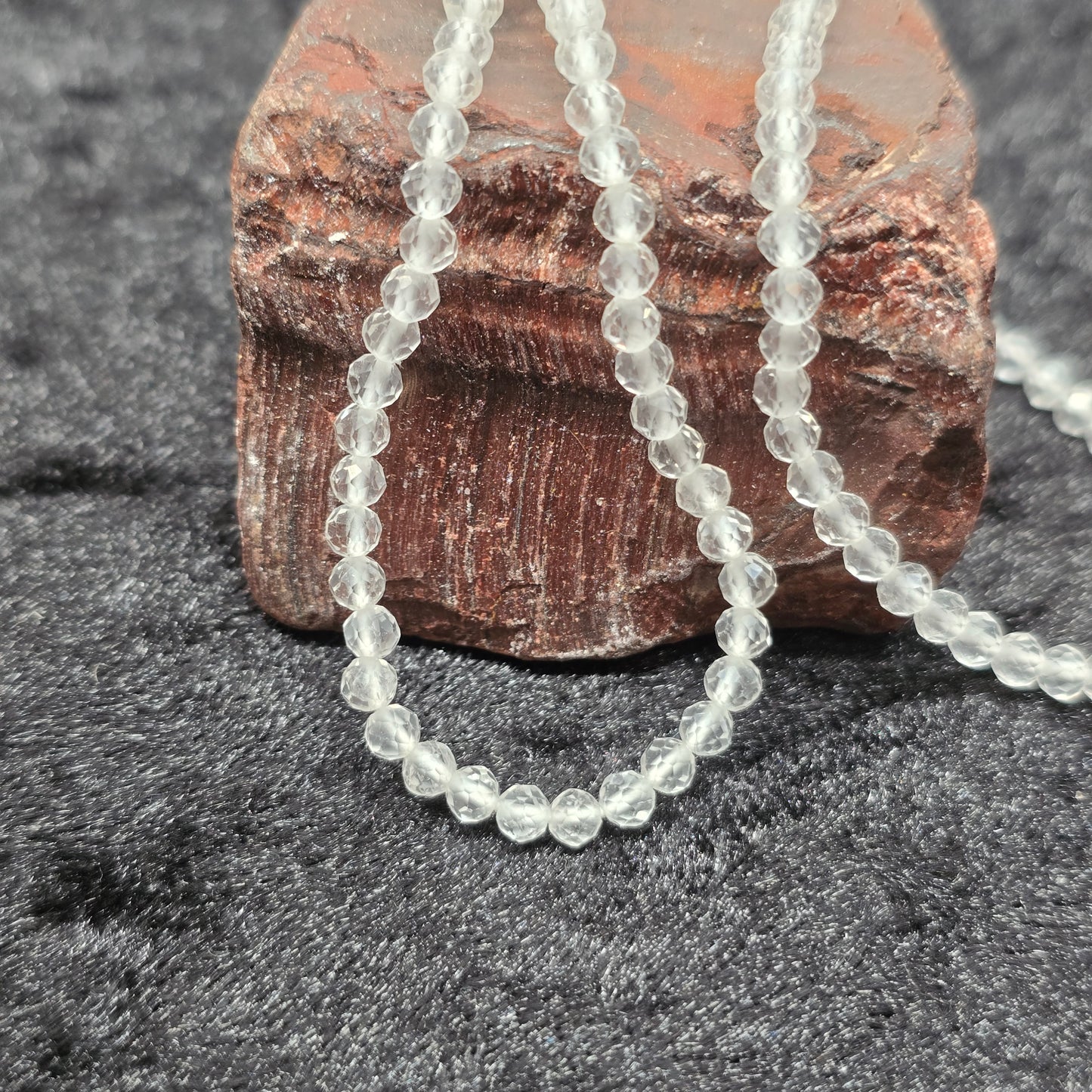 Clear Quartz High Quality Bead Strand | 3mm | High Quality