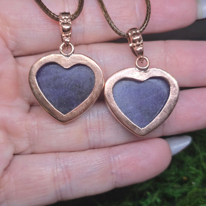 Lolite Copper Pendant Necklace