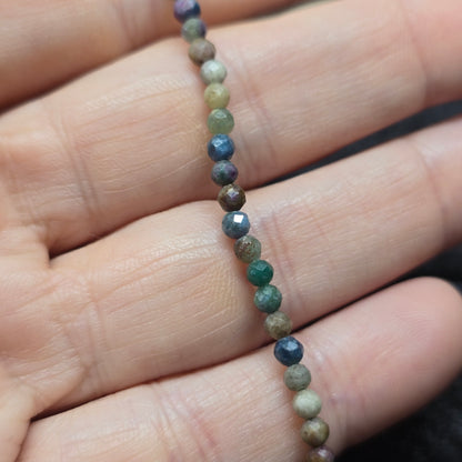 Watermelon Tourmaline Bead Strand | 3mm | High Quality