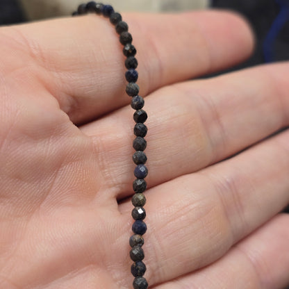 Sapphire High Quality Bead Strand | 3mm | High Quality